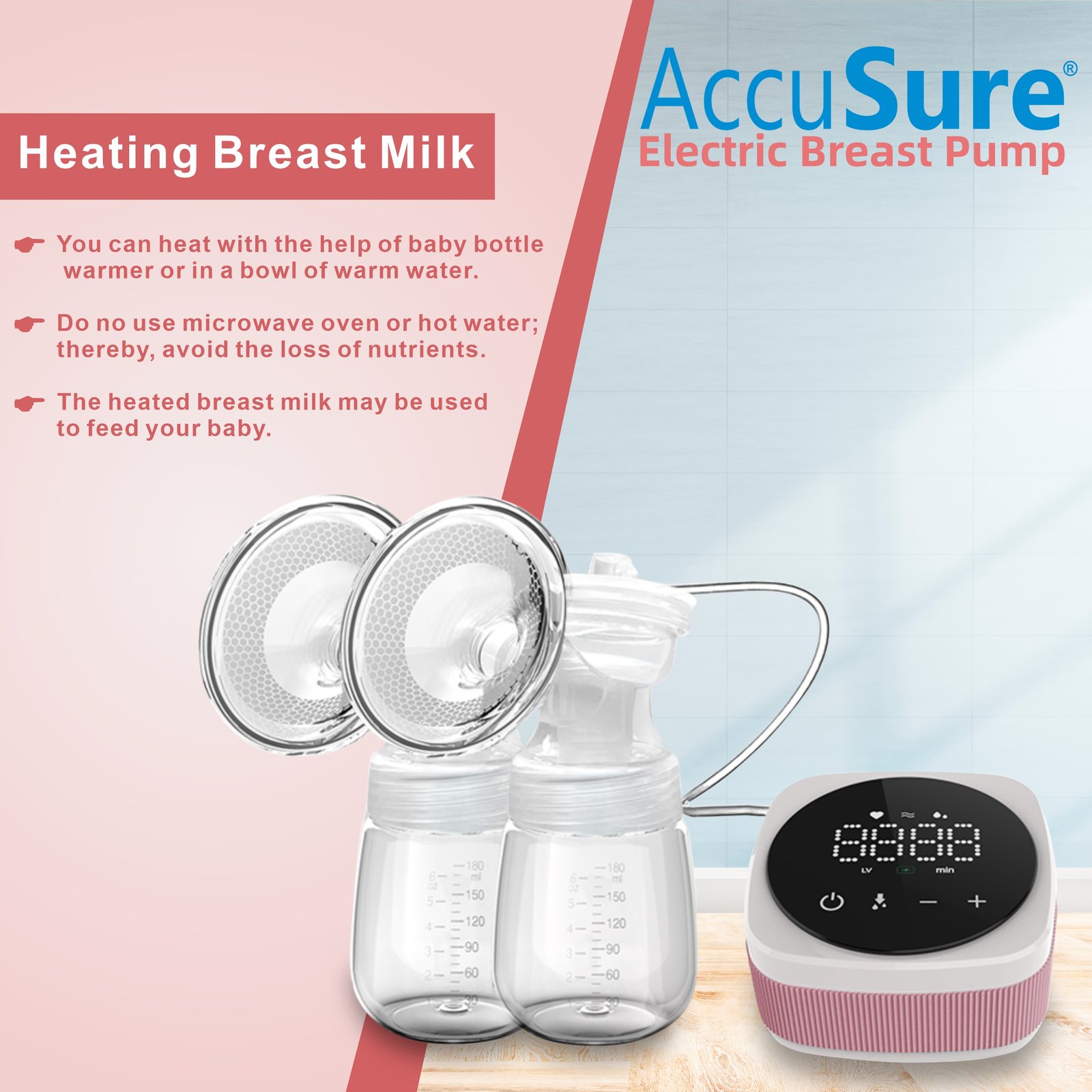 ACCUSURE ELECTRIC BREAST PUMP - Image 3