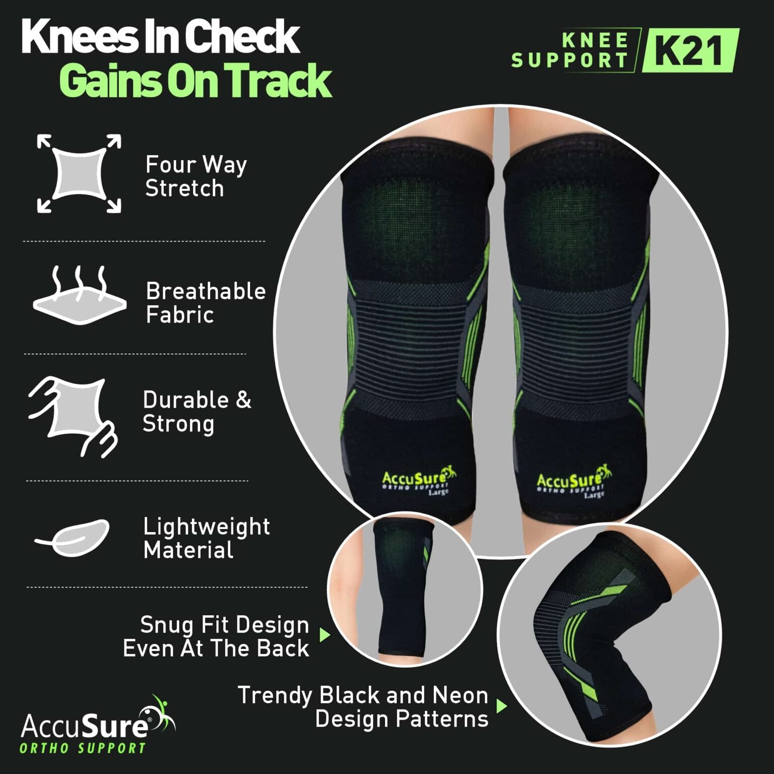 ACCUSURE KNEE CAP K-21 - Image 3