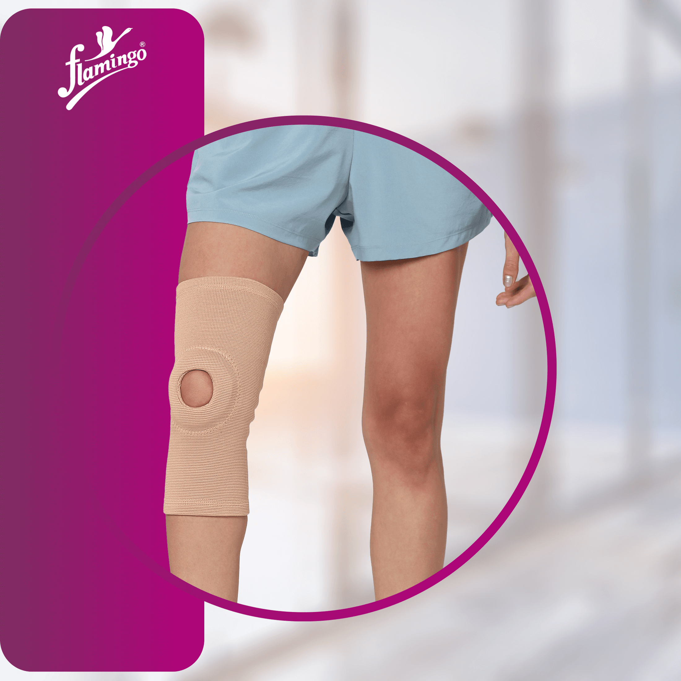 FLAMINGO OPEN PATELLA KNEE CAP - Image 5