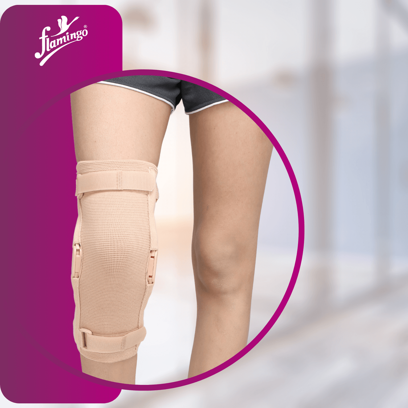FLAMINGO HINGED KNEE CAP