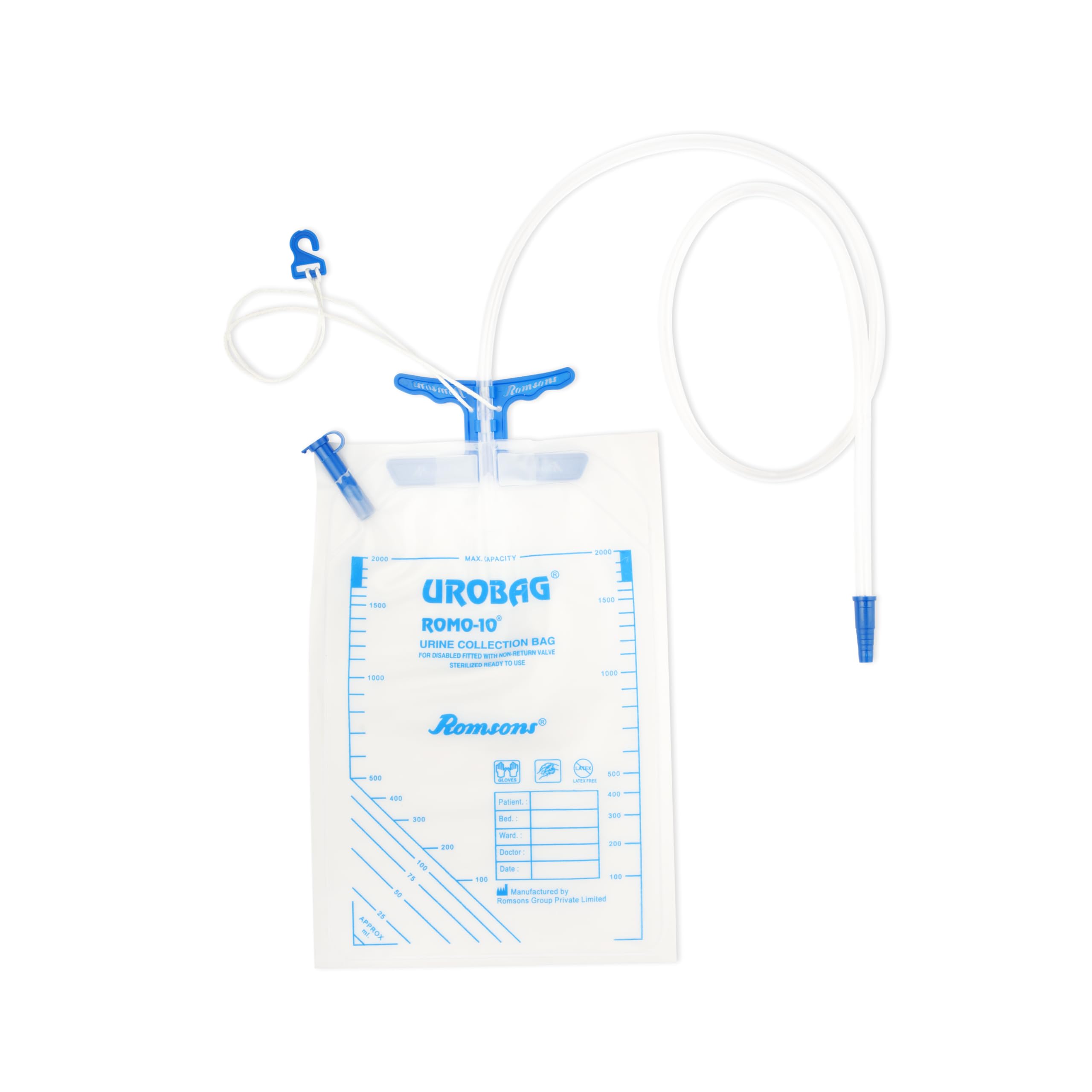 ROMSONS UROBAG URINE COLLECTION BAG - PACK OF 25BAGS