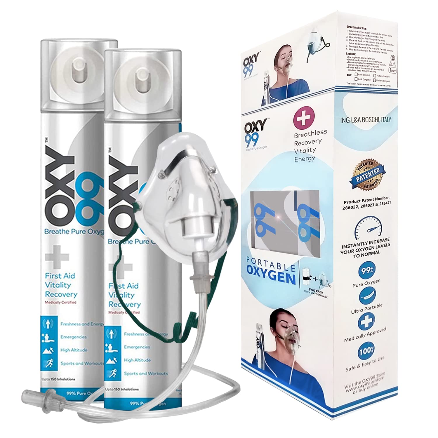 OXY99 OXYGEN MASK PORTABLE OXY