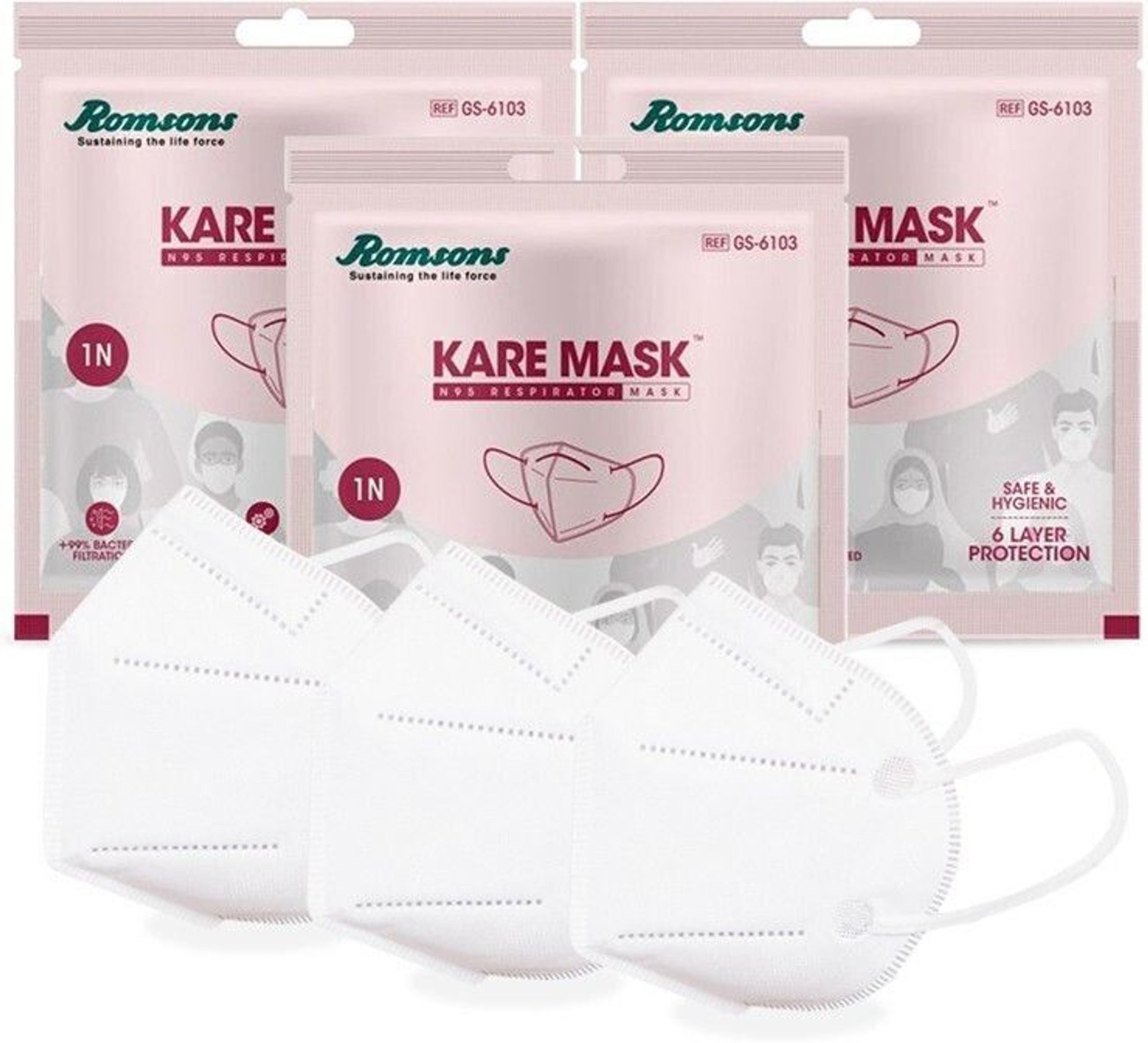 ROMSONS KARE MASK N95 MASK - Image 4