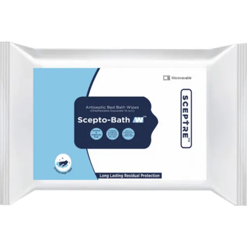 SCEPTO BED BATH WIPES