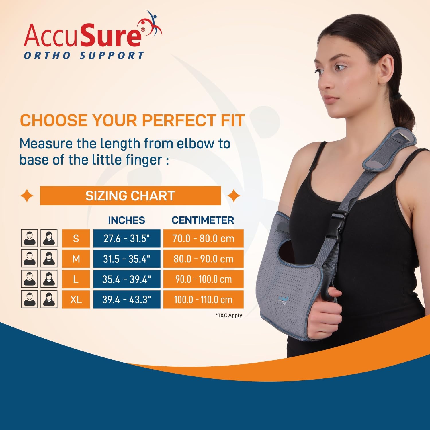 AccuSure E6 Elastic Pouch Arm Sling - Image 4