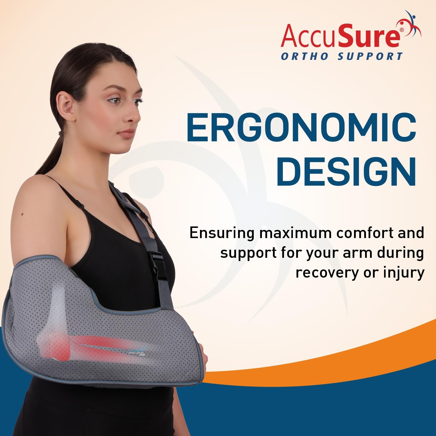 AccuSure E6 Elastic Pouch Arm Sling - Image 3