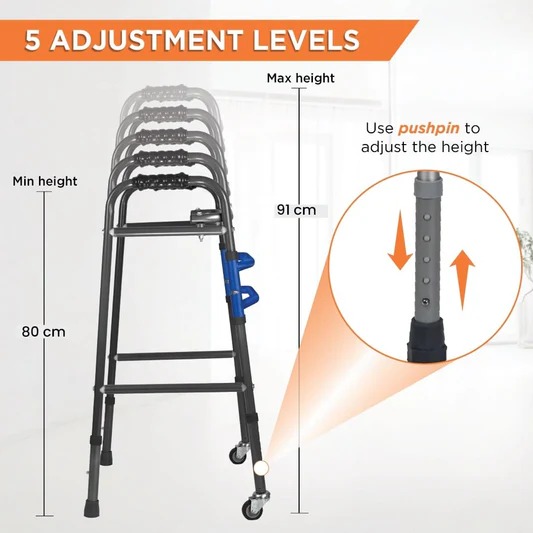 ACCUSURE FOLDING WALKER WA-2MS - Image 2